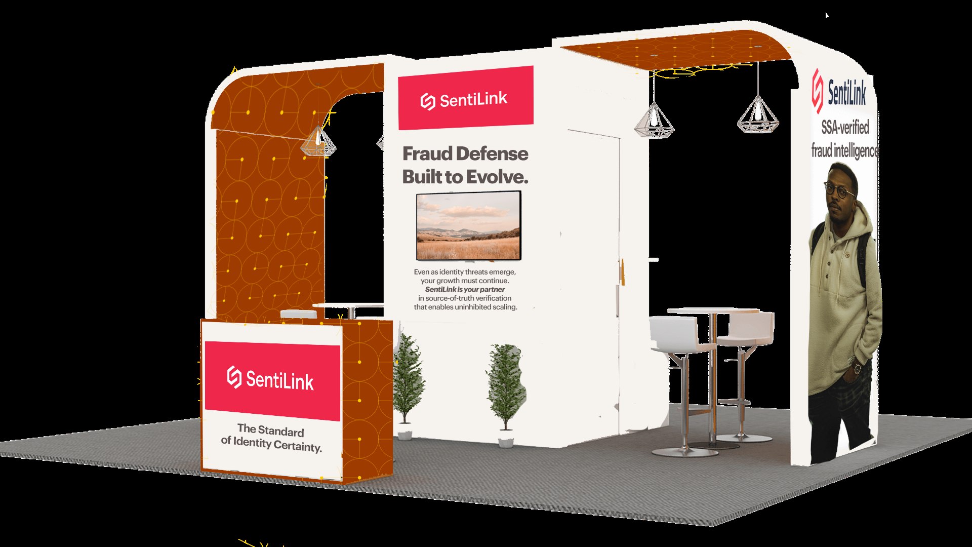 Trust and Authority trade show booth
