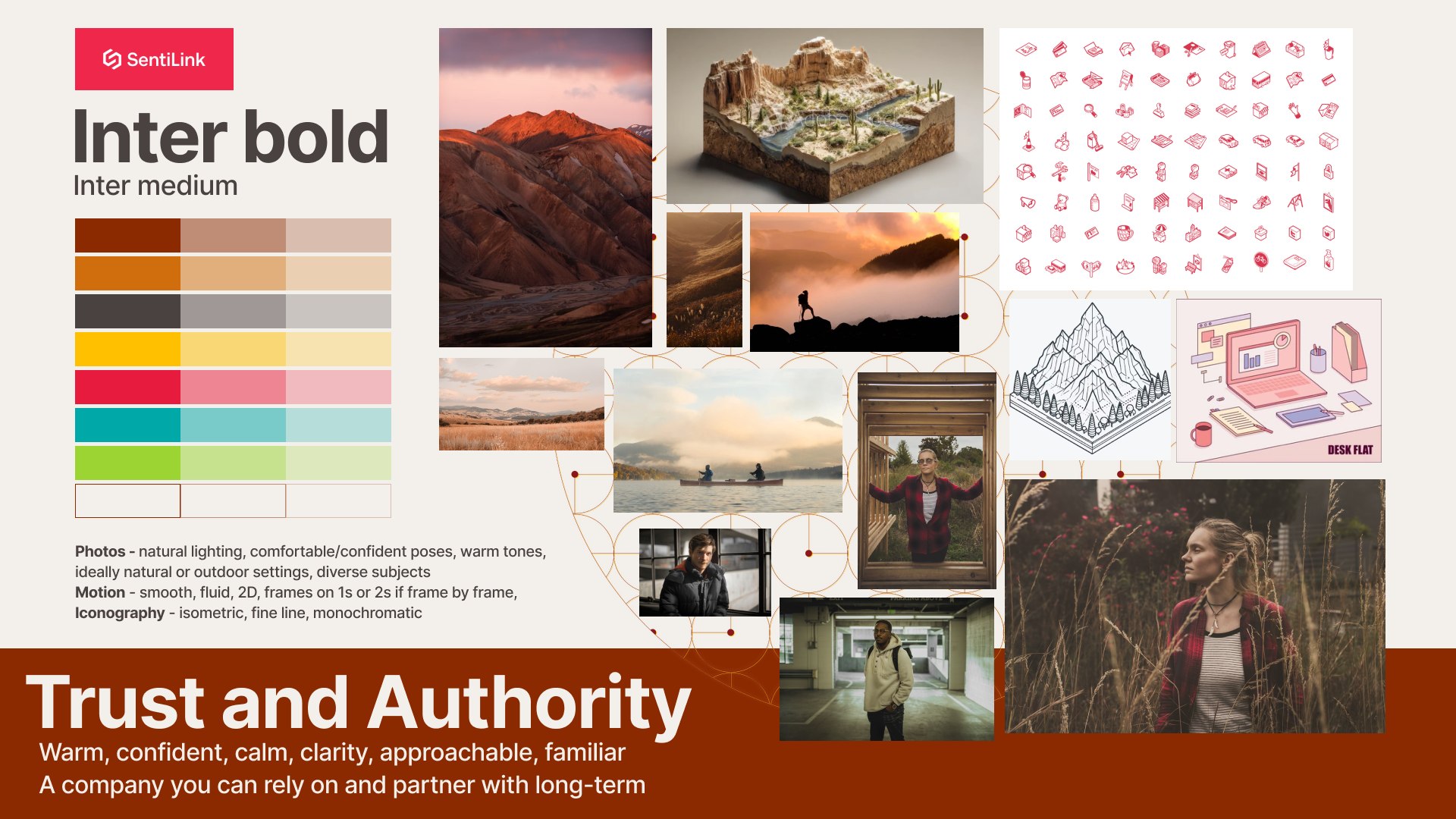 Trust and Authority mood board