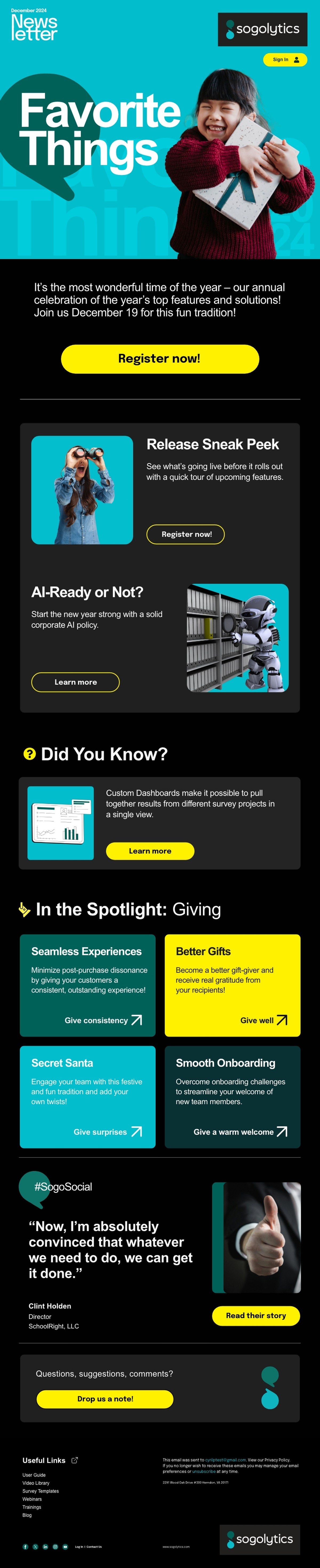 Newsletter · December, paid