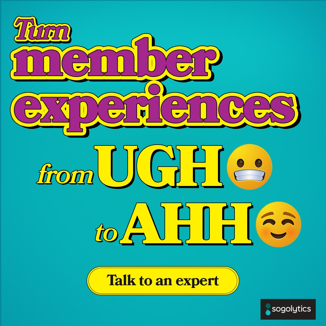 Member experience · typographic