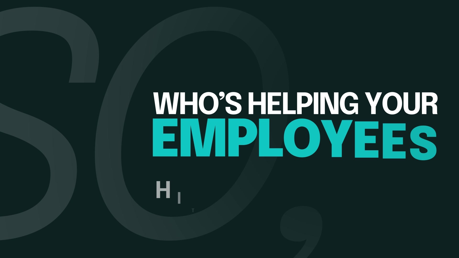 Named account · who is helping your employees, 16:9