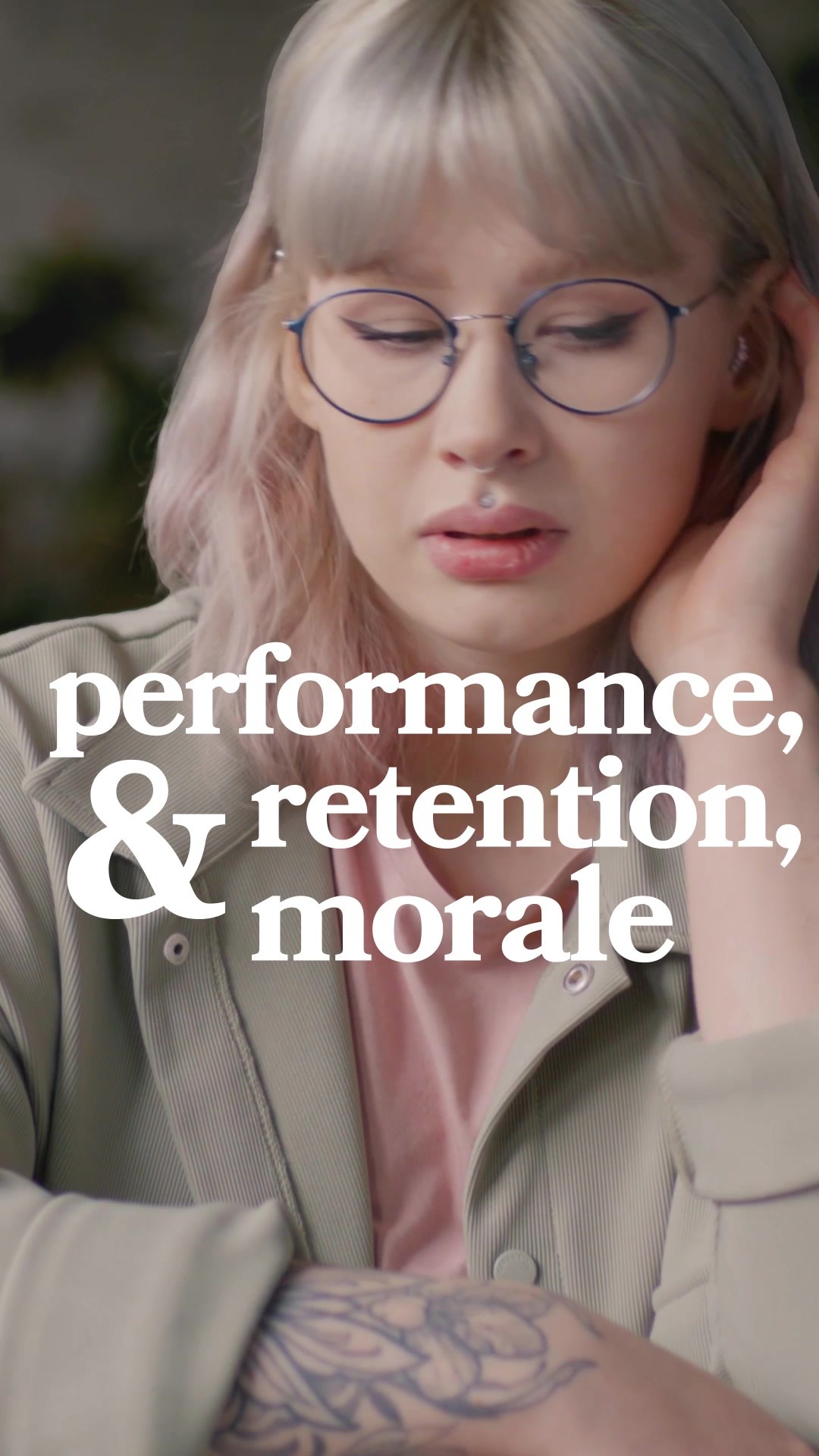 Performance, retention, morale · vertical