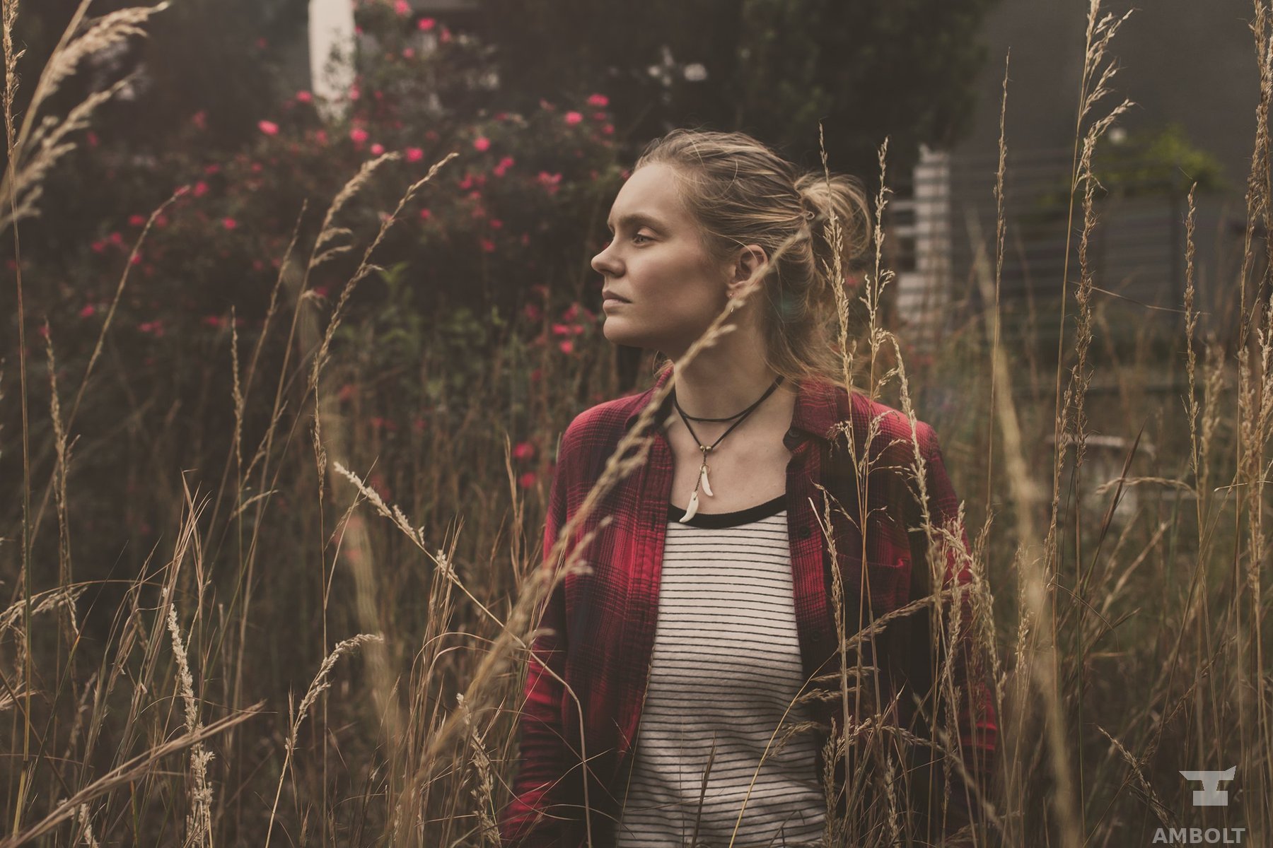 Portrait in a field of goldenrod