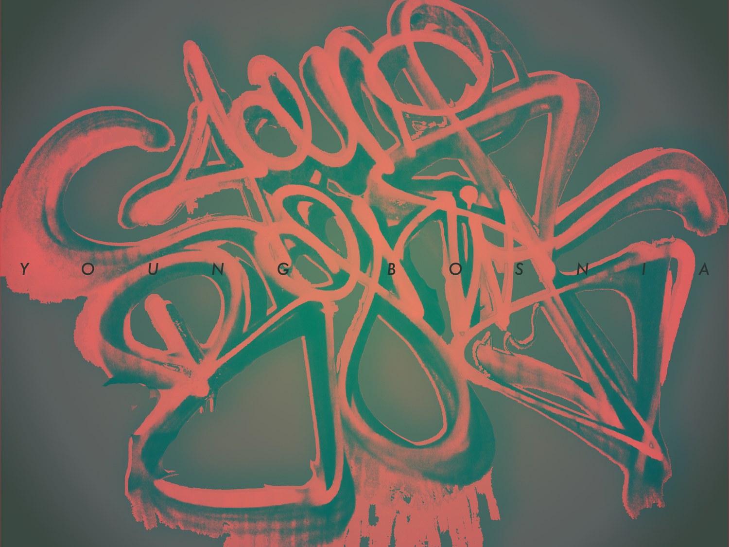Cover, throw-up shot and duotoned